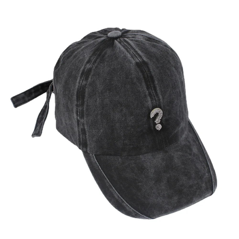 

NEW question mark symbol vintage cowboy super genuine type duck cap baseball cap