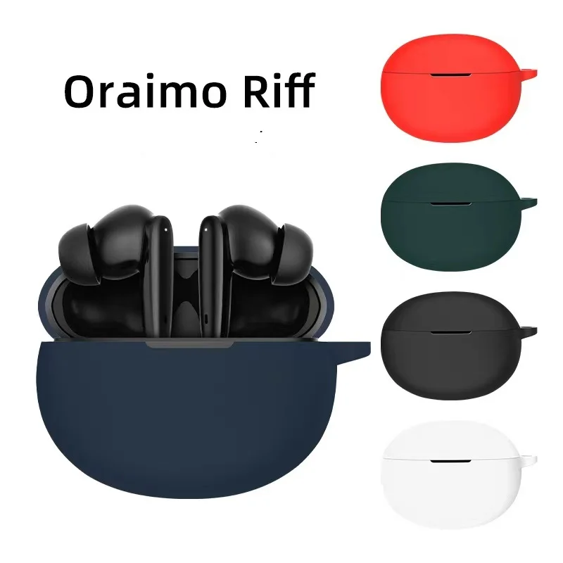 

Earphone Silicone Protective Case Covers Compatible Oraimo Riff Earphone Carrying Cases Skin Holders Accessories