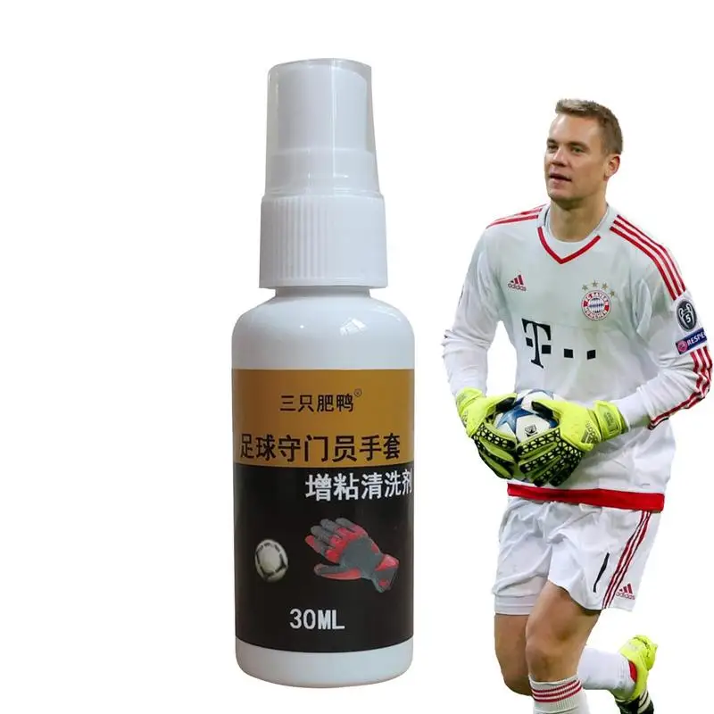 

Goalie Gloves Spray Goalkeeper Gloves Grip Spray 30ml Water Resistant Lightweight Professional Firm Grip Spray Firm Grip
