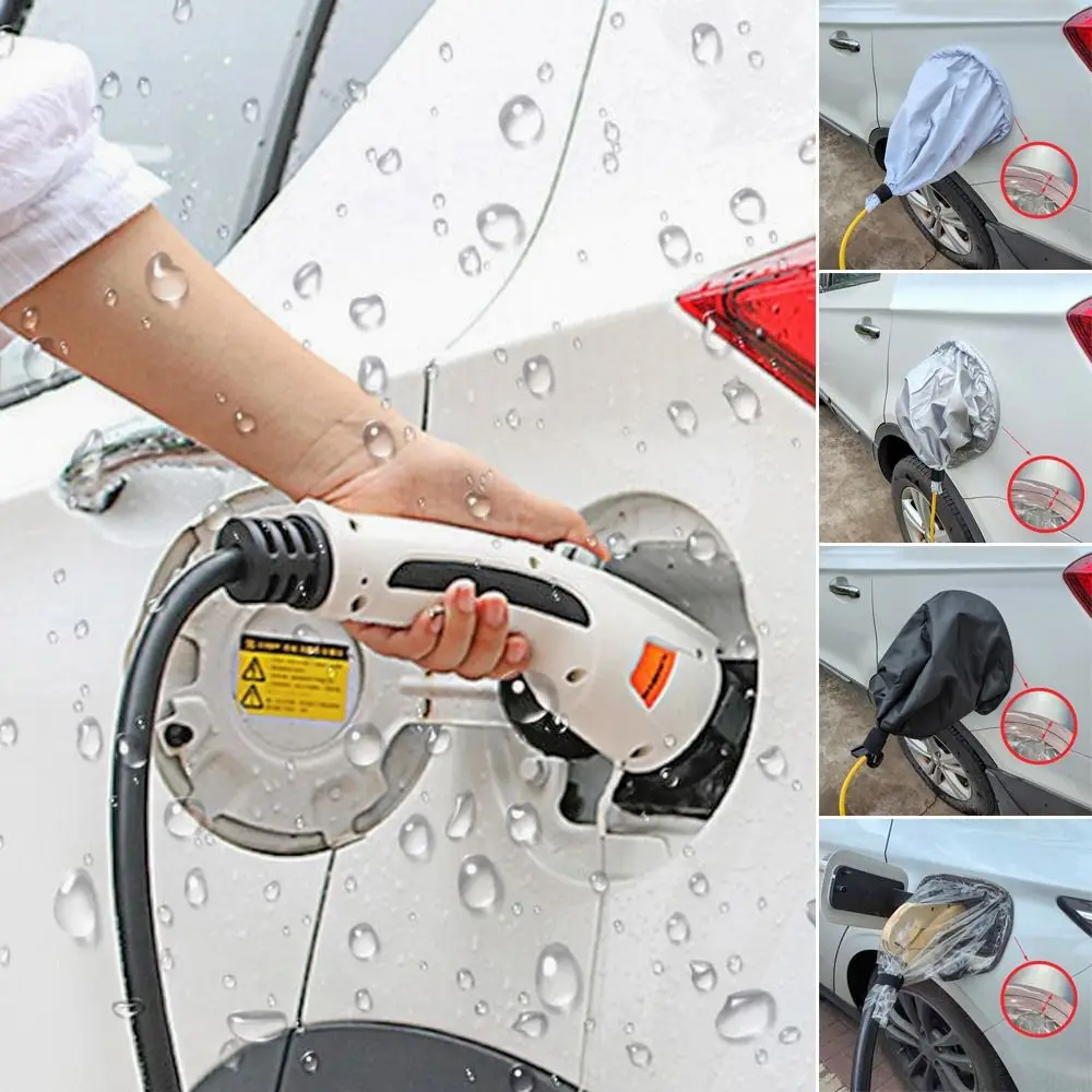 

Waterproof Car Port Jack Hood Car Charging Port Cover Electric Car Charger Protector EV Charger Plug Port Cover