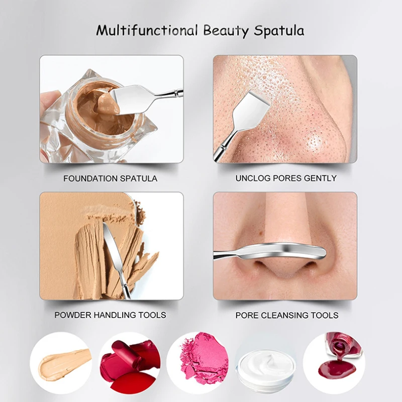 Двусторонний шпатель для удаления угрей нос лицо пятна очиститель пор зажим