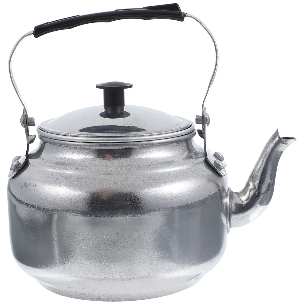 

Metal Teapot Tea Stovetop Kettle Retro Tea Kettle Vintage Stovetop Tea Kettle Coffee Kettle Aluminum Alloy Black Tea Kettle