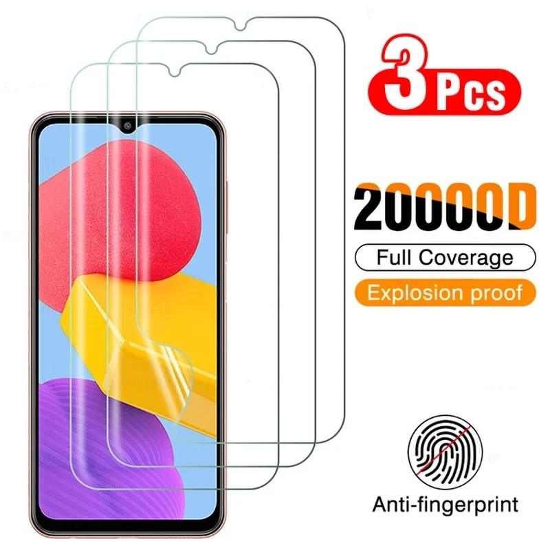 

3PCS Hydrogel Film For Samsung Galaxy M13 Screen Protector For Samsang M14 M34 M33 M54 M23 M62 M52 M32 M12 M53 Protective Film