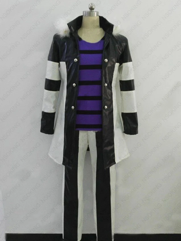 Аниме ХИТМАН Череп닥 Косплей Belphegor десять лет спустя Костюм Superbia Squalo на заказ