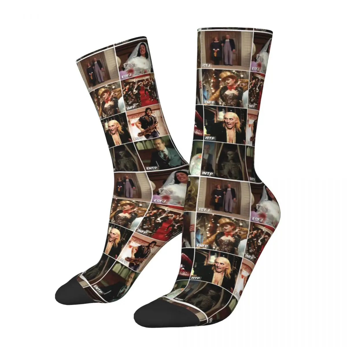 

Fashion Men's Socks Film Rocky Horror Picture Show Socks Comfortable Sport Unisex Socks Spring Autumn Winter Christmas Gift Idea
