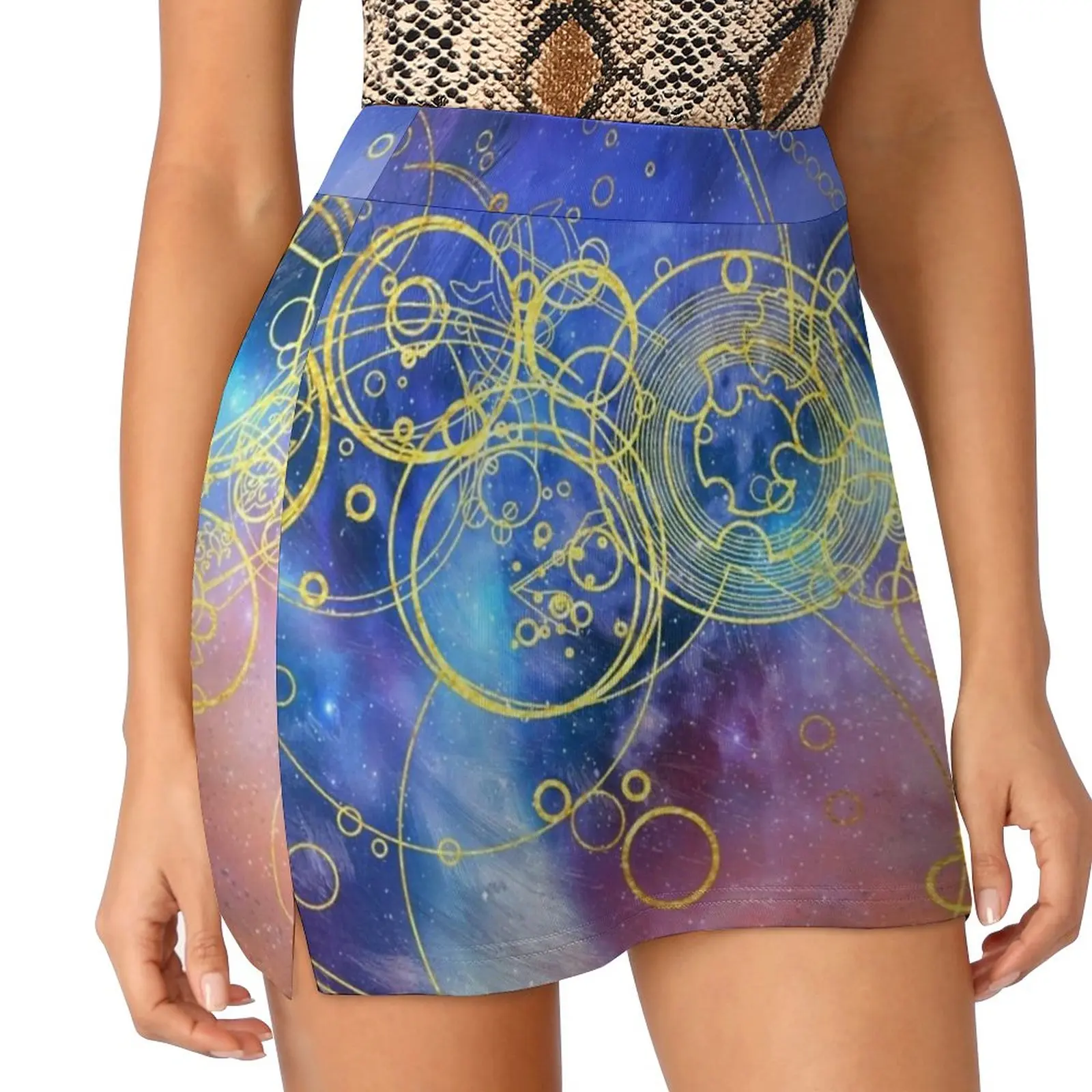 Writing (13th Jodie Whittaker) Женская юбка Мини-юбки Юбка трапециевидной формы со скрытым