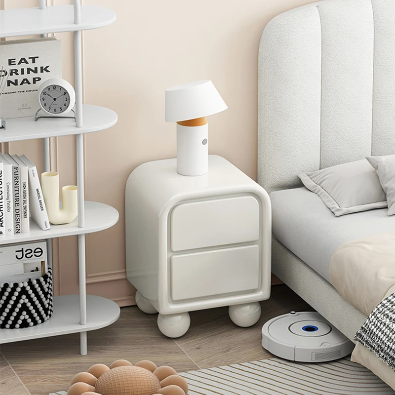 

Bedroom Mobile White Nightstands Coffee Side Table Storage Nightstands Drawer Modern Mesita De Noche Dormitorio Home Furniture