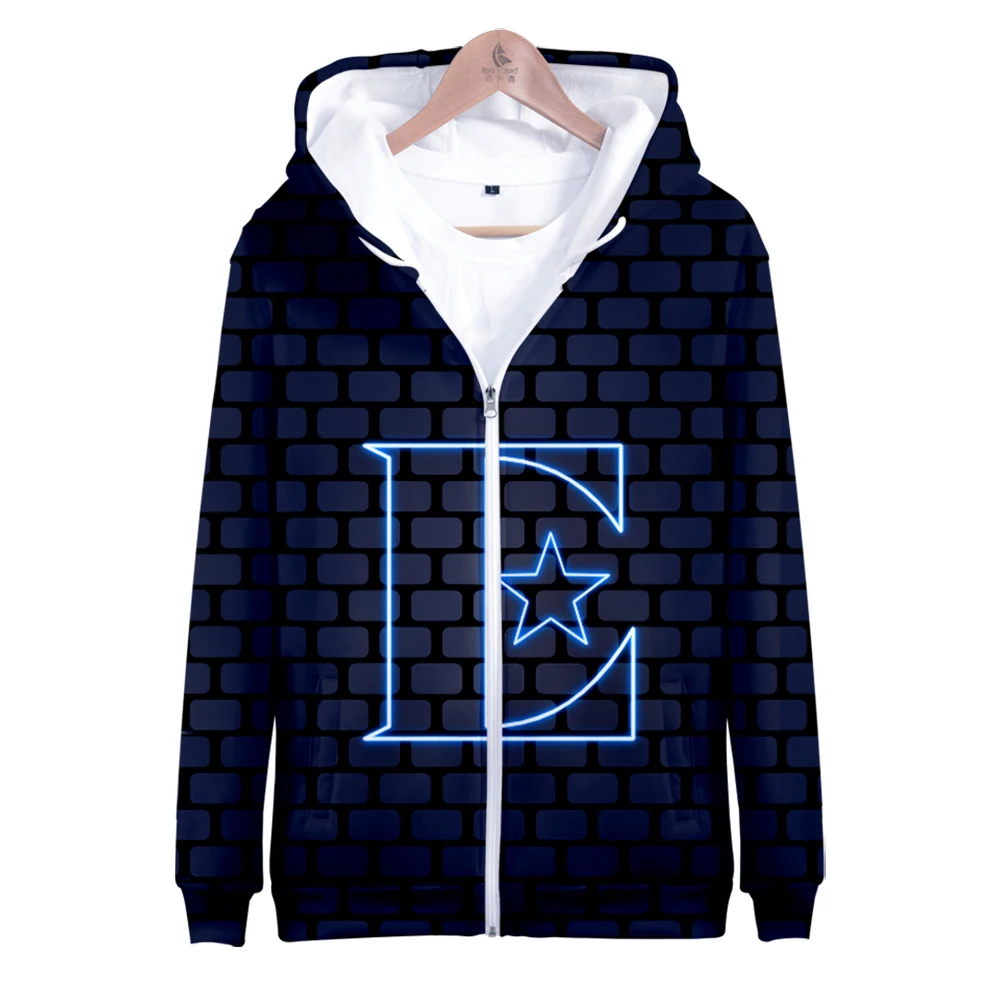 

2022 New Spring and Autumn 3D Animation Printing Men and Women Zipper Fashion Hooded Sweater Cute Casual Trend Wild Sports Top