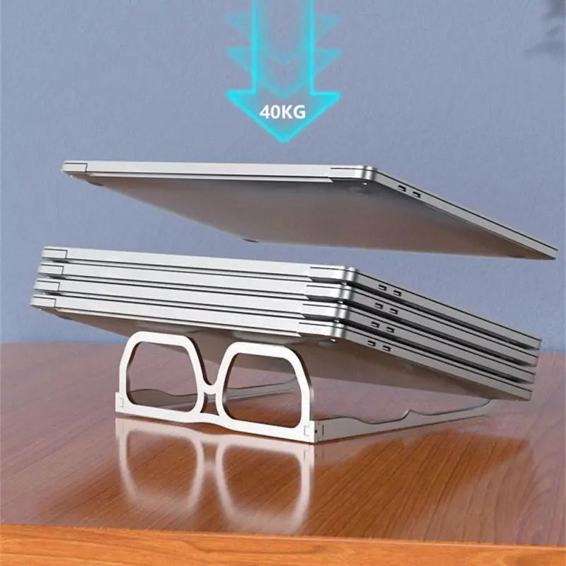

Portable Adjustable Aluminum Stand Laptop Stand Desk Holder For Smartphone Iphone Samsung Ipad Foldable Portable Desk Holder