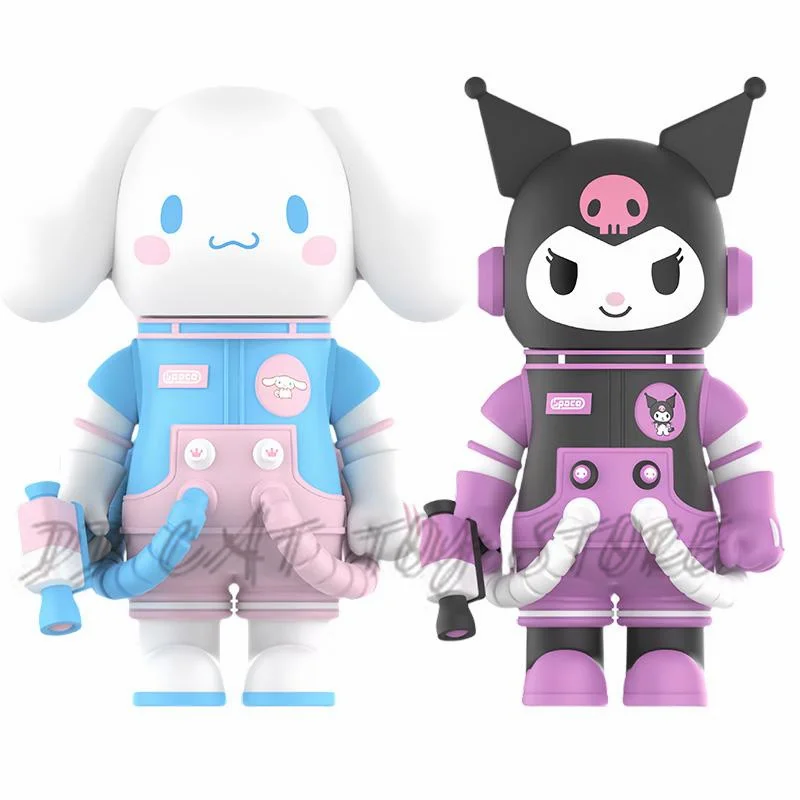 Original Sanrio Characters Hello Kitty Melody Kuromi Mega Space Molly Joy Series 400% Action Figurine Collectibl Toys Gift