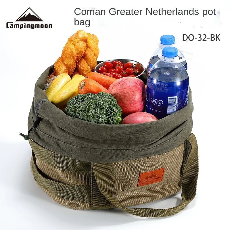 

Outdoor Camping Barbecue Greater Netherlands Pot Storage Bag Cotton Pot Bag Outdoor Organizing Bag