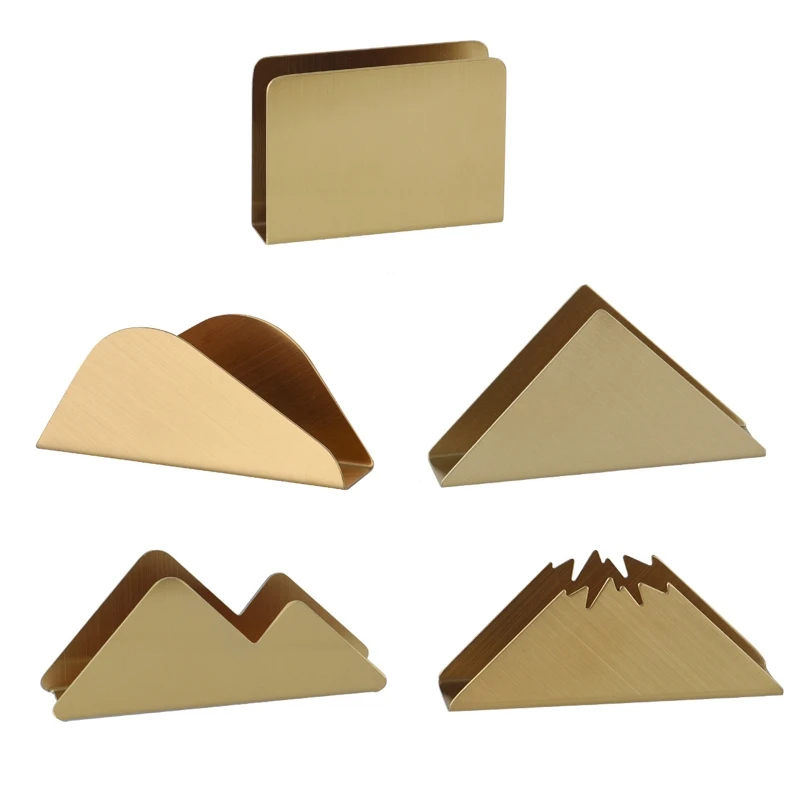 

Nordic Style Stainless Steel Tower Tissue Holder Metal Gold Storage Stand for Home Wedding Dining Room Table Decoration 2022