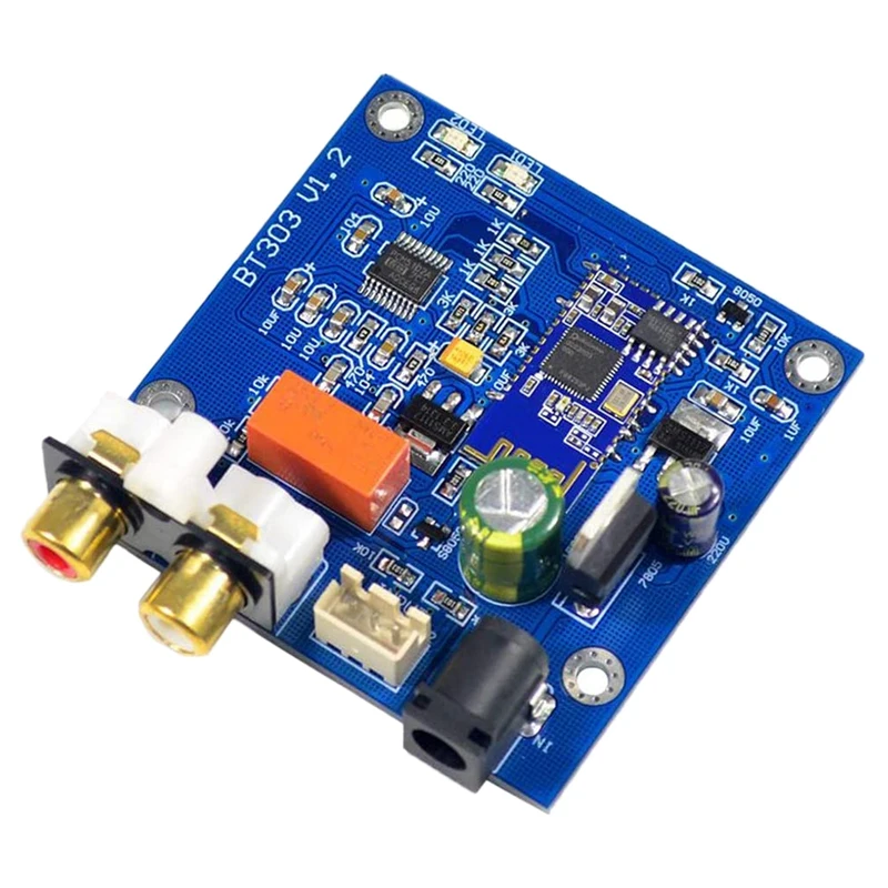 

Плата декодера, Bluetooth, плата беспроводного декодера PCM5102 DAC поддержка A2DP AVRCP HFP AAC I2S, усилитель мощности декодирования