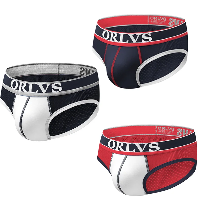 

1pc Men Underwear Men Briefs Mesh Pantie Men Cuecas Masculina Underpants Hombre Low Waist Breathable Sexy Men Jockstrap