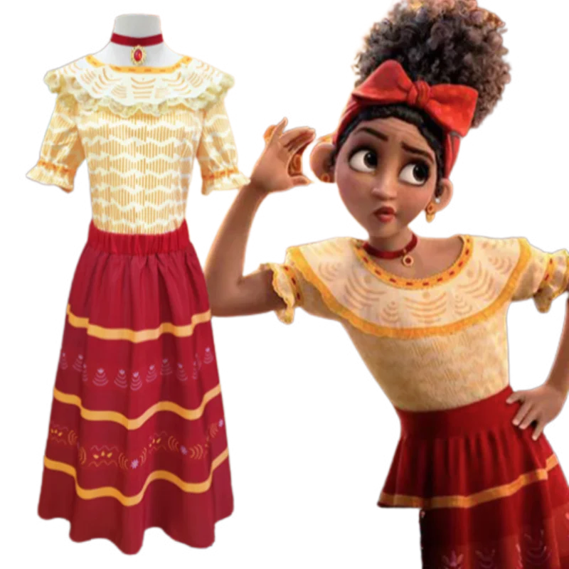 

Anime Dolores Madrigal Cosplay Costume Outfits Halloween Carnival Women Dress