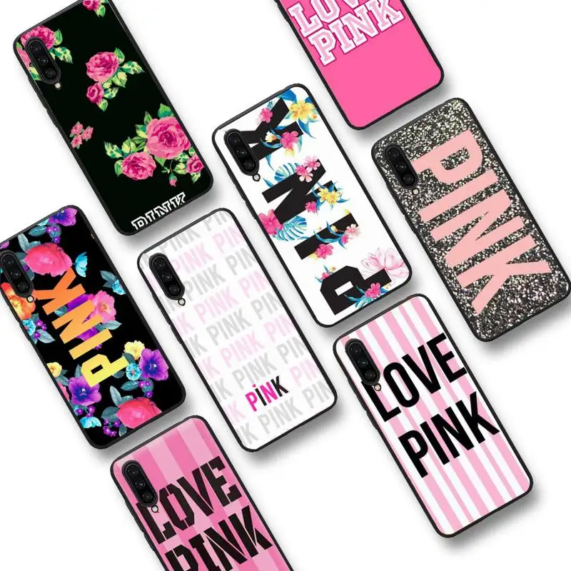 

Flower Pink Love Phone Case For Xiaomi mi9 mi8 F1 9SE 10lite note10lite Mi8lite Coque for xiaomi mi5x