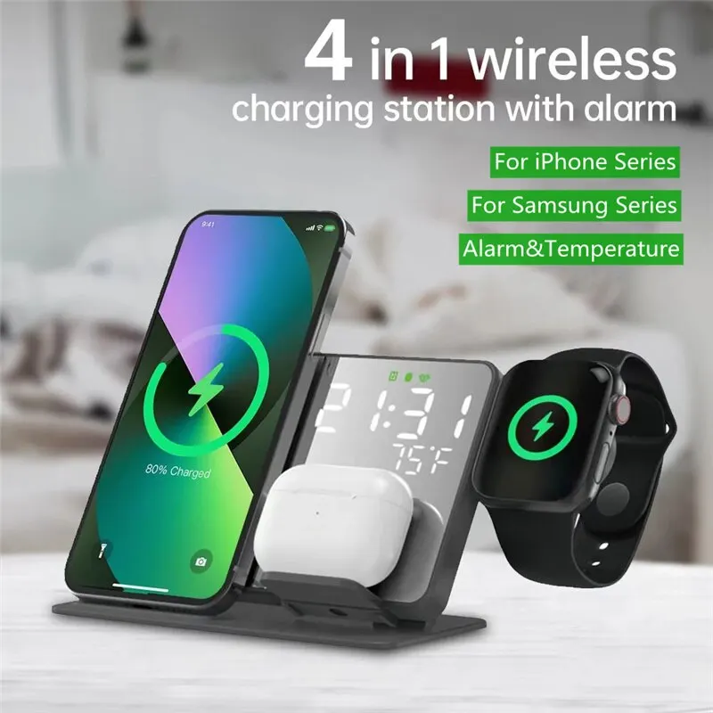Temperature Fast Charging Dock Station For Iphone 14 13 Sams