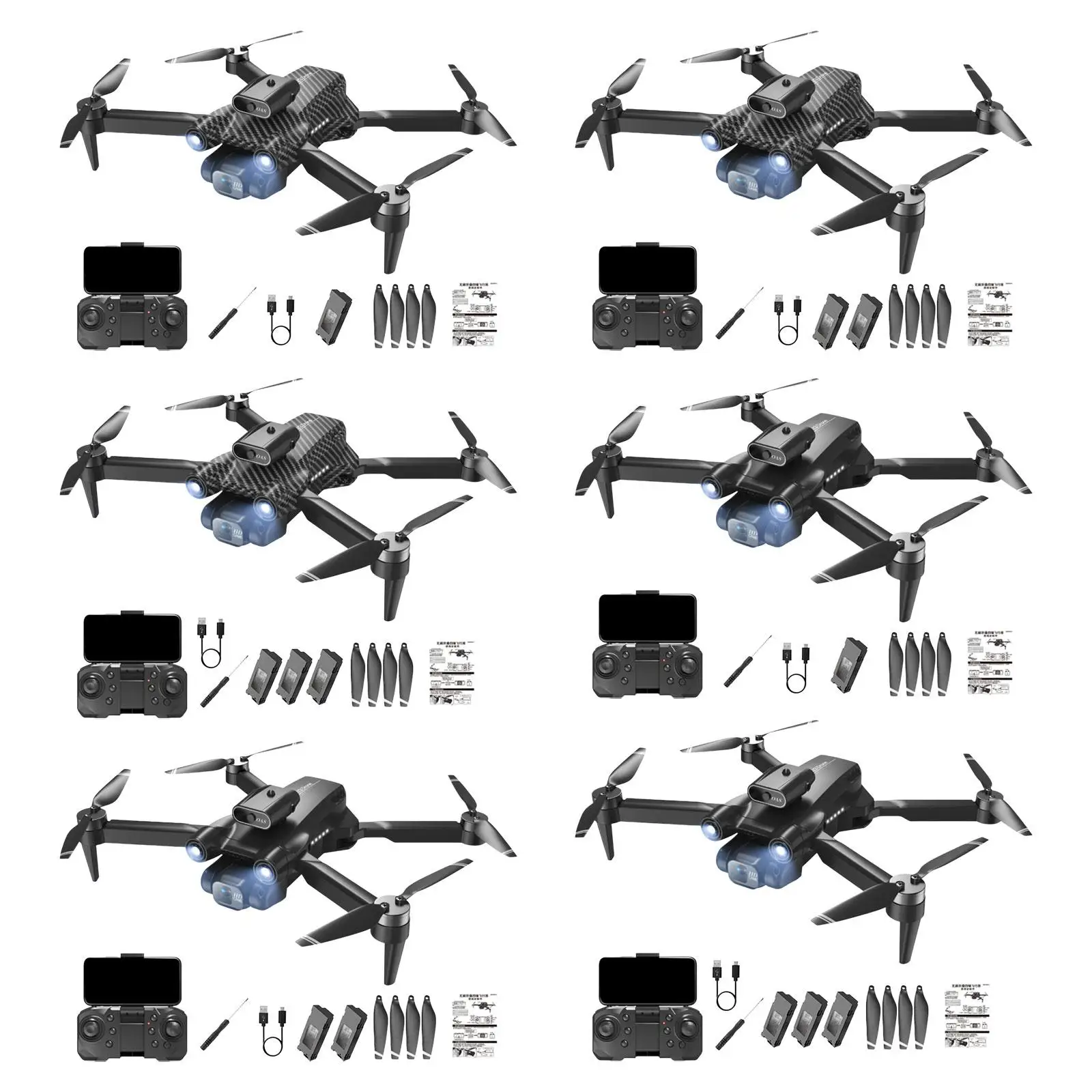 Folding Quadcopter Toys Roll Mode Control Distance: 150M Altitude Hold Mini Drone for Beginners Teens Adults Birthday Gift
