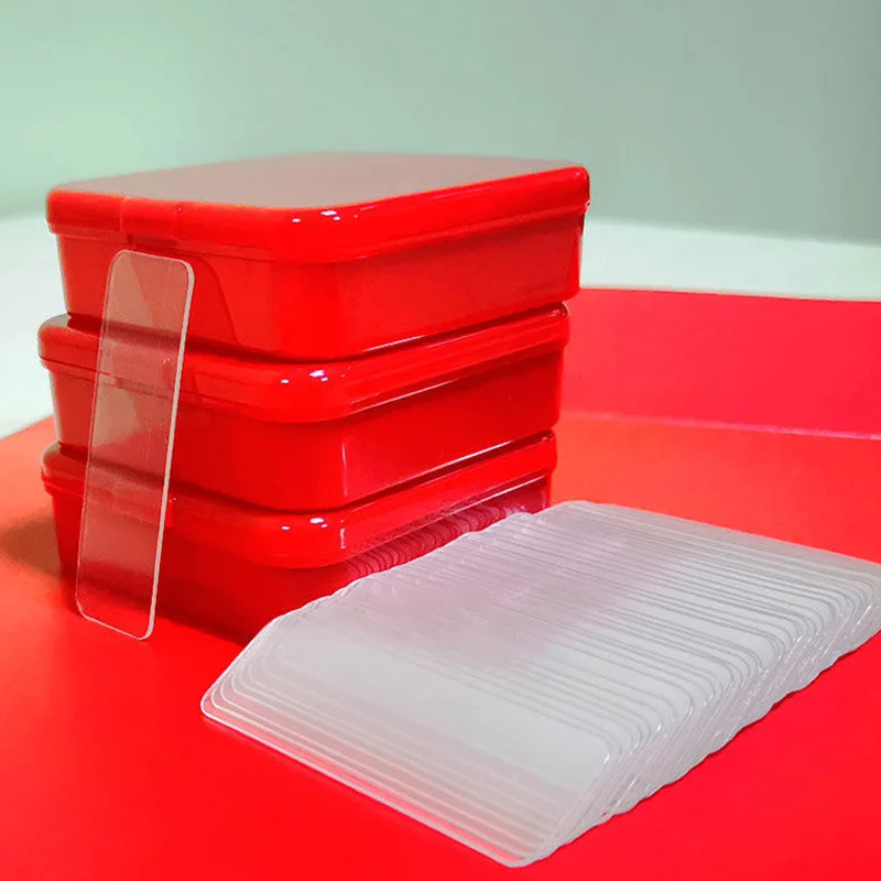 

Double Sided Adhesive Acrylic Tapes No Trace Strong Transparent Acrylic Wall Stickers Waterproof 60Pcs/Box