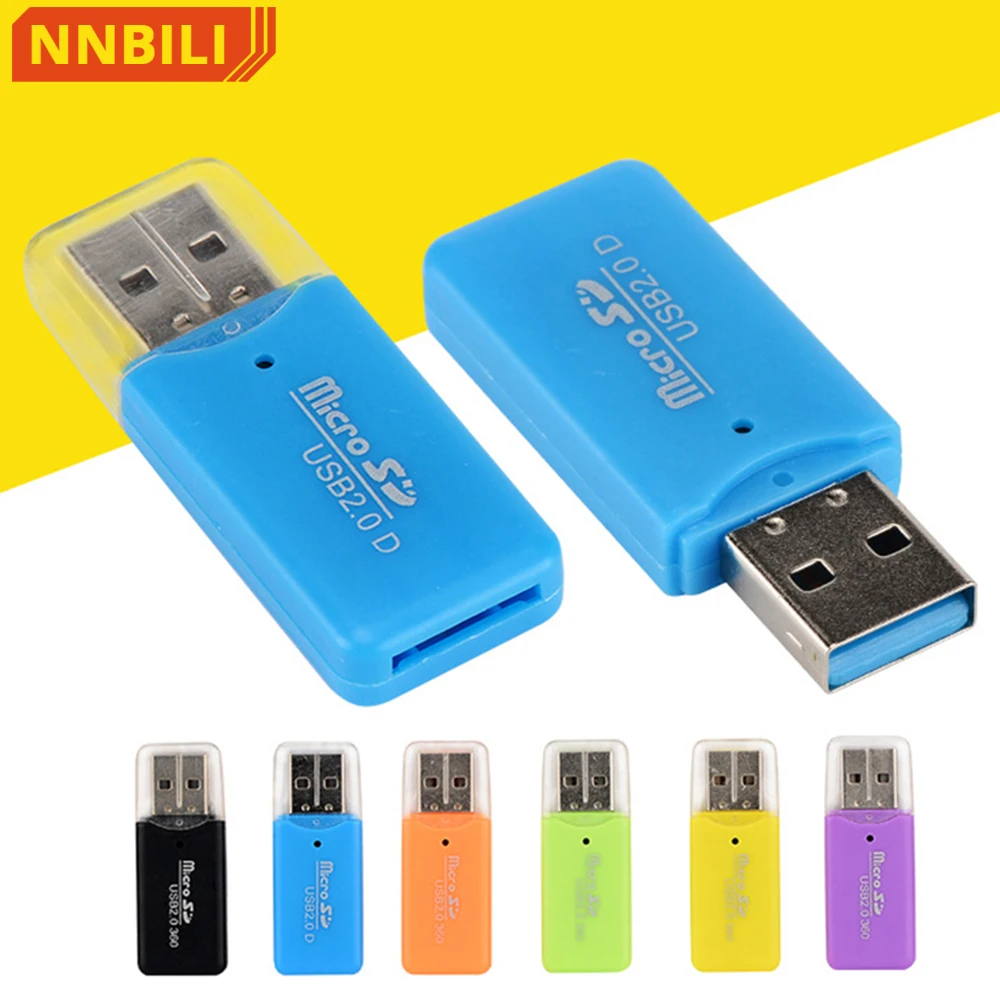 

Mini USB2.0 Micro SD TF T-Flash Memory Card USB2.0 Card Reader Adapter For Windows USB Memory Card Classic Adapter Mini-BG1