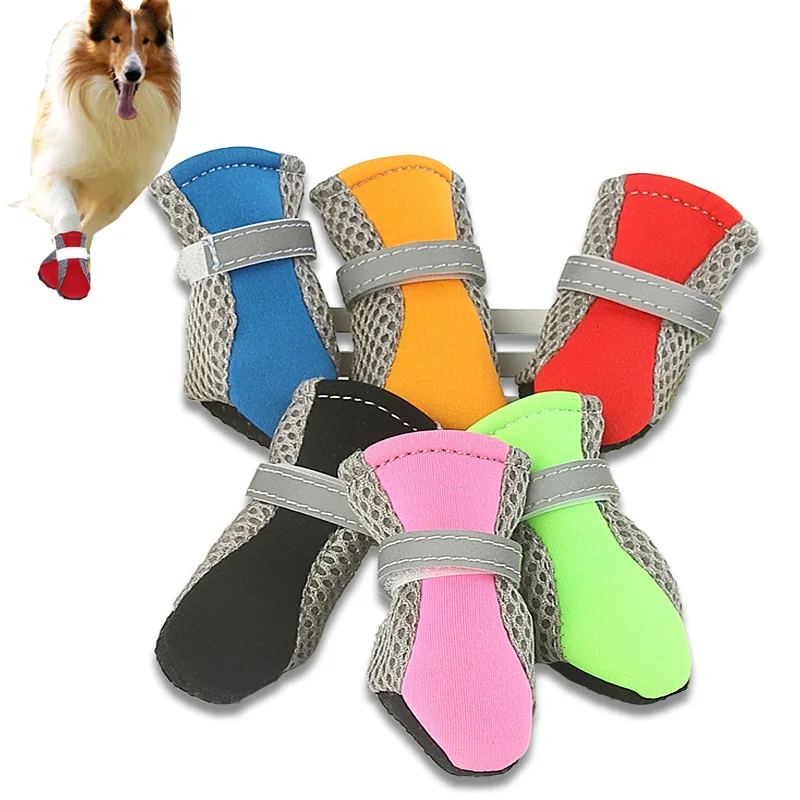 Pet Dog Shoes Puppy Outdoor Soft Bottom for Cat Chihuahua Rain Boots Waterproof Boots Reflective for Small Medium Large Pet