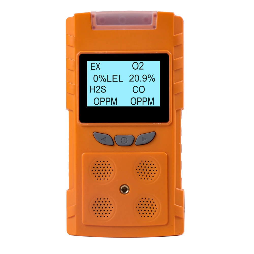 4 in 1 Digital Gas Detector EX H2S CO O2 Analyzer Air Quality Monitor Leak Sensor |
