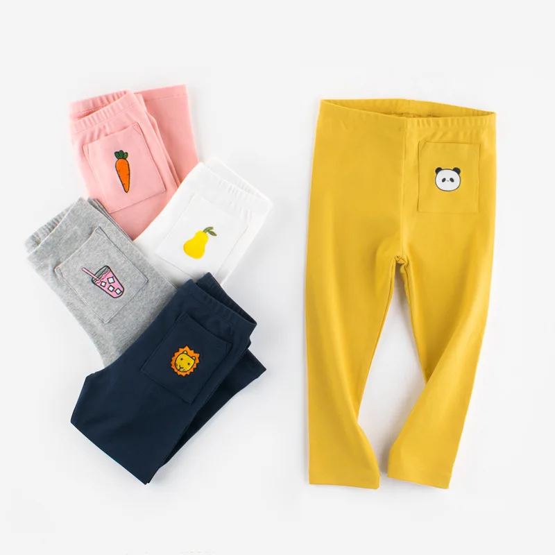 

Spring Children's New Pants 2022 Korean Baby Stretch Pants Girls Leggings Kids Cotton Toddler Girl Fall Clothes 2020 Children
