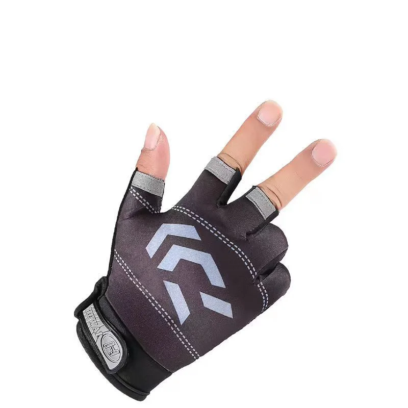 

A Pair Anti-Slip Fishing Gloves Wear-resistant Outdoor Breathable Angling Fishing Apparel Pesca Accesorio Fishing Equipment