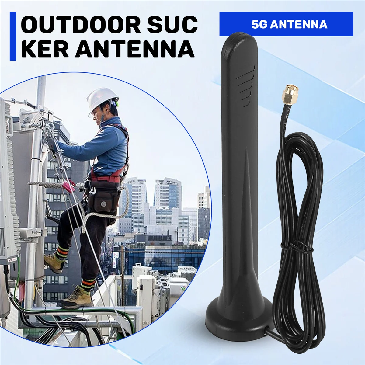 GSM GPRS 3G 4G 5G антенна наружная с высоким коэффициентом усиления 15DBi 600-6000 МГц SMA