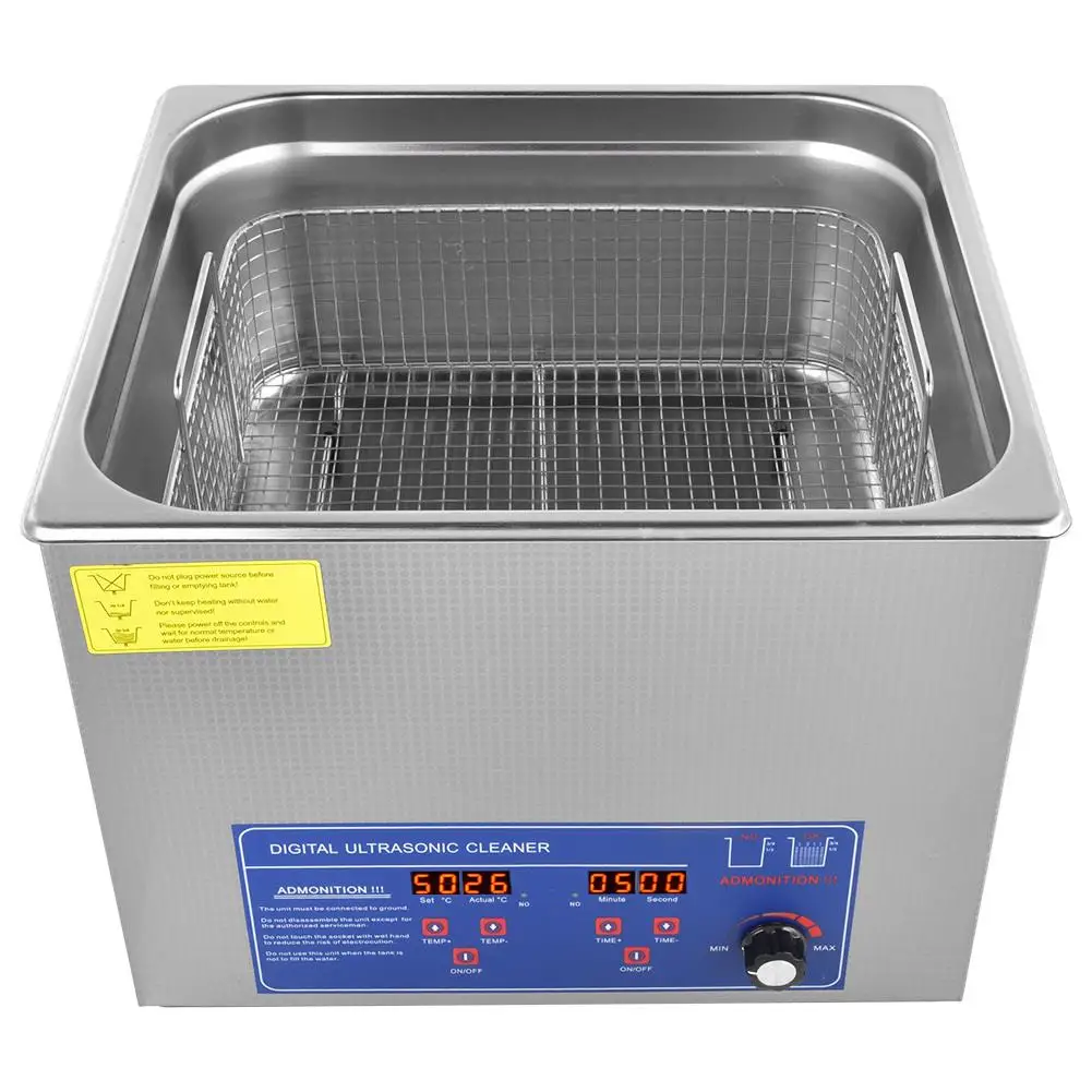 Ультразвуковой очиститель 15 л 60AL цифровой для стиральной машины ювелирных