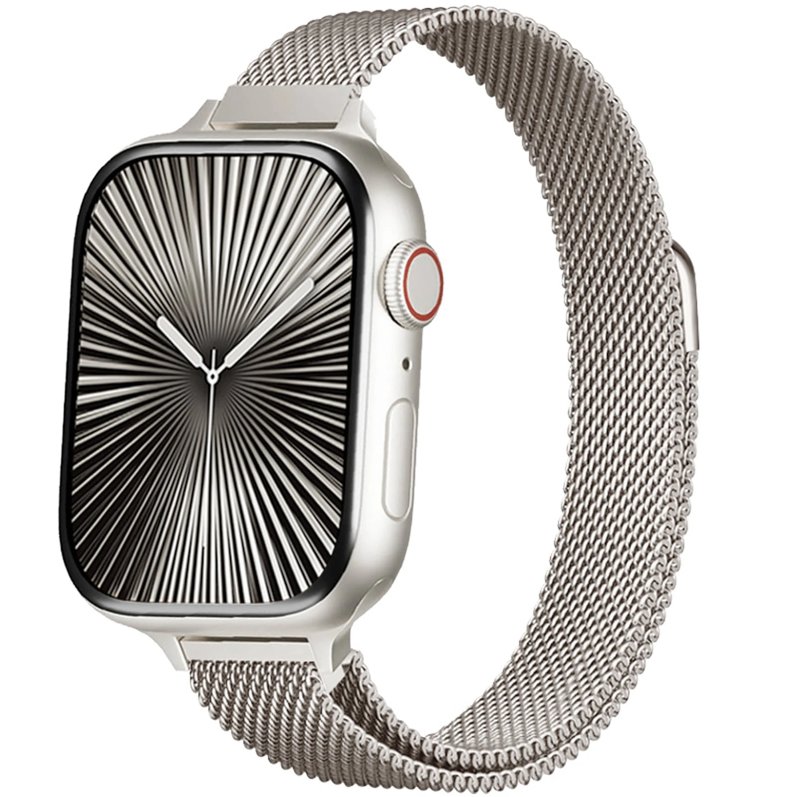 Фото Тонкая миланская петля для Apple Watch Band 40 мм 42 мм 41 мм 44 мм 45 38 Браслет Correa iWatch Series 6 SE 7 8 9 10 Ultra 2 49 мм Ремешок №2