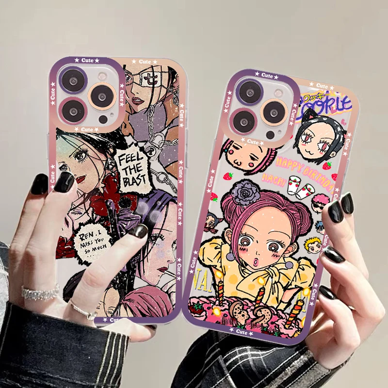 

Cartoon Anime Oosaki Nana Phone Case For Redmi 7 8 9 A For Redmi Note 5 7 8 9 10 11 Pro Max 4G 5G Funfas