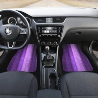 purple stripes abstract art car floor mats set front and back floor mats for car car accessories