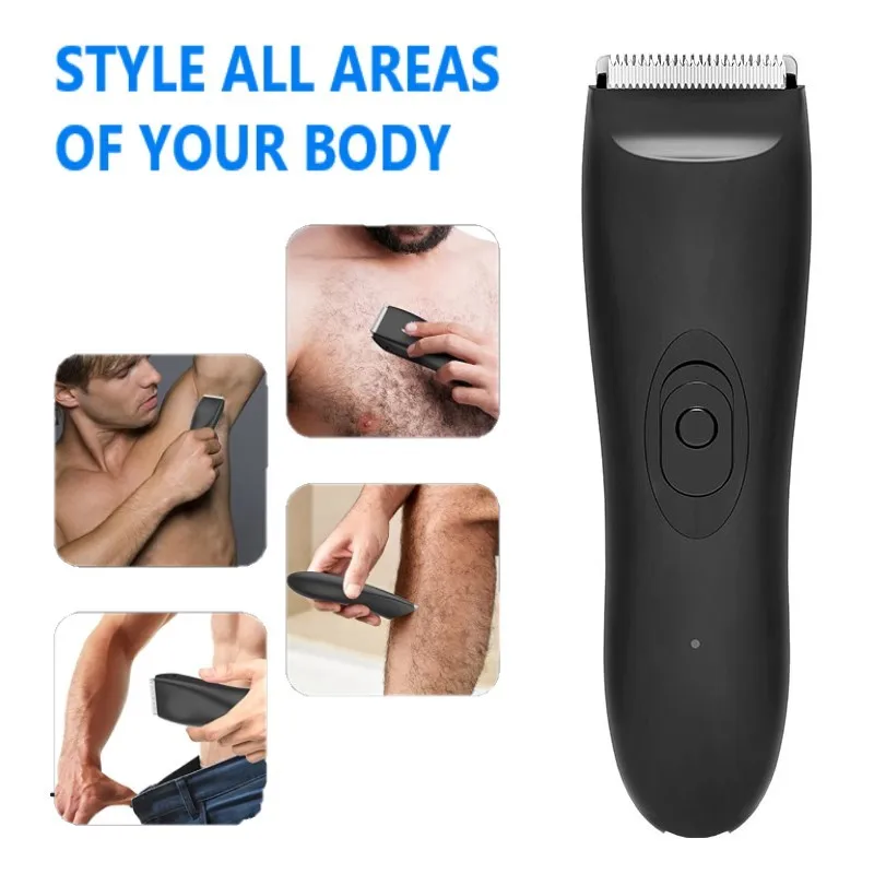 Pubic Hair Trimmer Body Balls Grooming Bikini Sensetive Bodygroomer