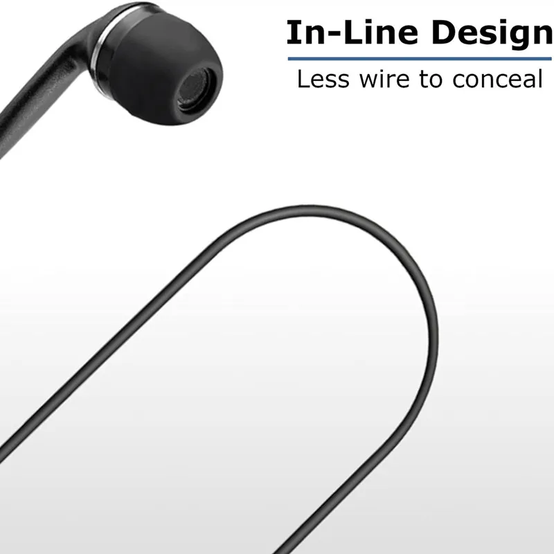 Vertex vxa-700 231 earpiece 3.5mm 1 Pin Screw Plug evx 531 evx531 fbi vvx 261 evx-261 headset vx-261 ht hx 290 earphone（2pack)