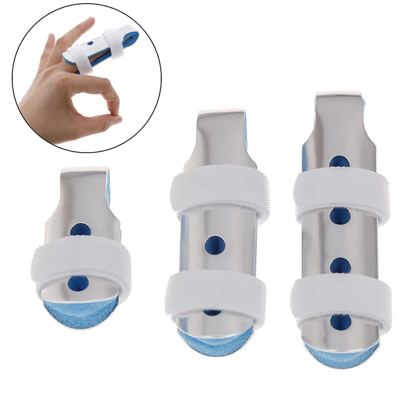 

Finger Splint Hand Trigger MalletAluminum & Foam Support Brace Broken Finger/Sprain/Fracture/Pain Relief/ Joint Immobilization