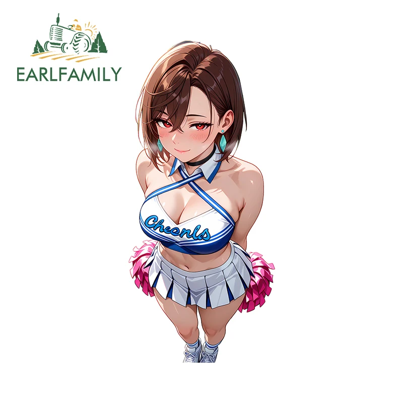

EARLFAMILY игривое аниме Ayase Momo, автомобильные наклейки, красивый шлем болельщика, чехол для компьютера, наклейки, солнцезащитный крем, защита двери автомобиля