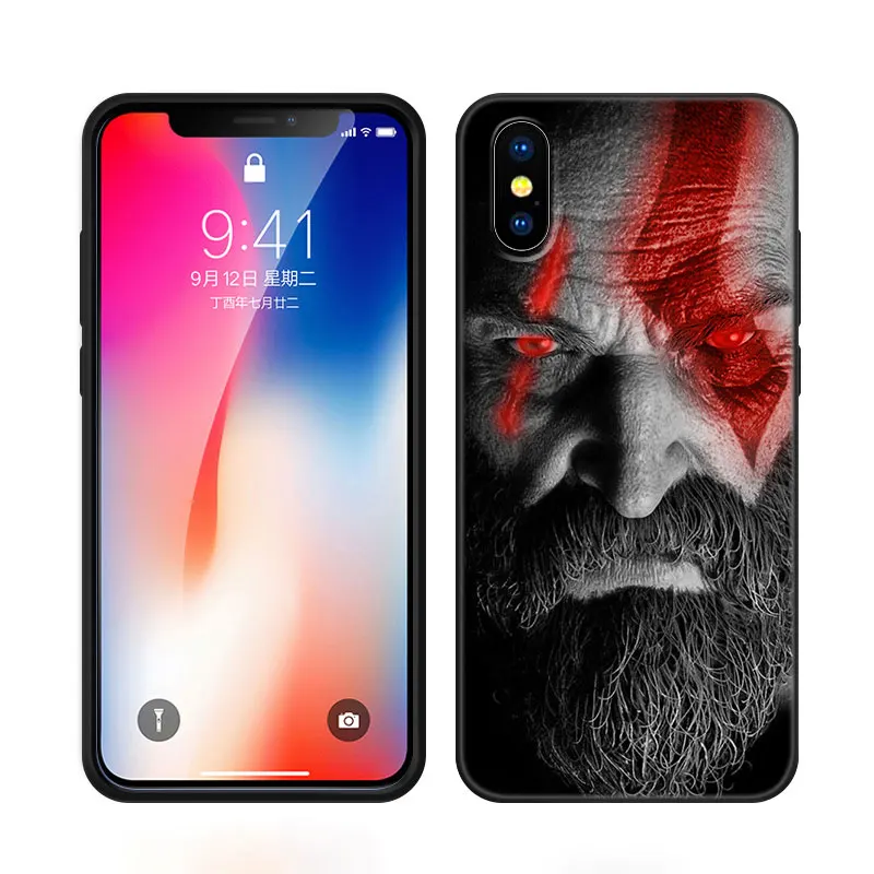 Чехол God Of War для телефона Apple iPhone 13 12 Mini 14 11 Pro XS Max 8 7 6S 6 Plus XR X SE 2022 2020 дюймов мягкий
