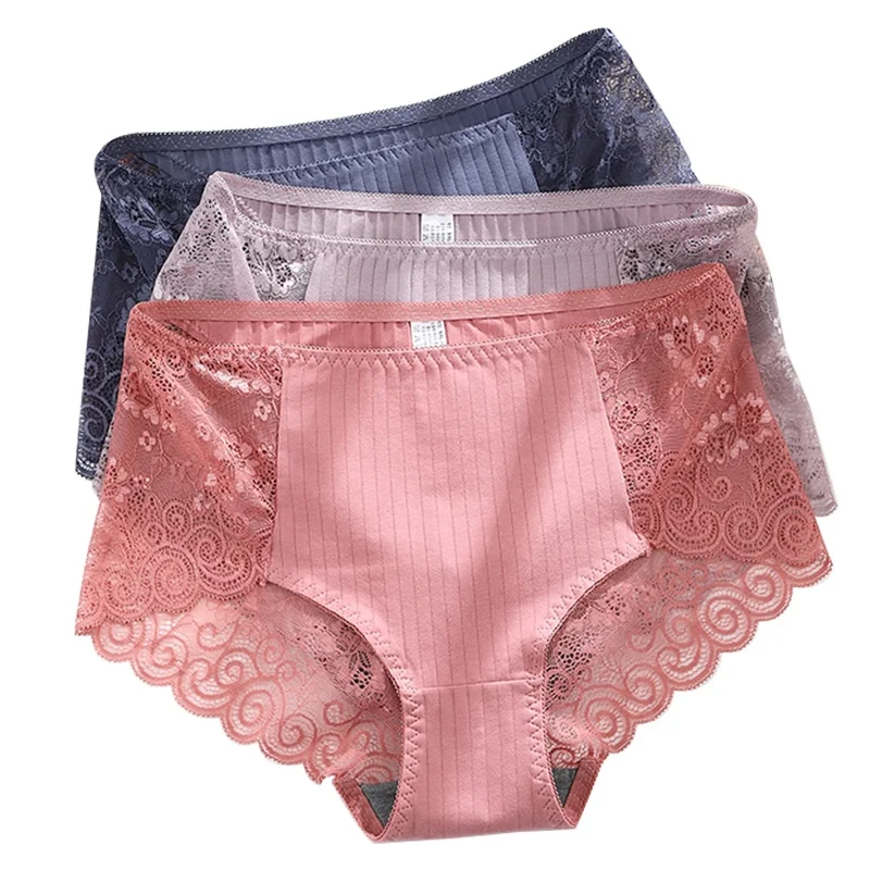 

Wholesale Multi Color Girls Panties Mid-Rise Sexy Lace Brief Underwear Ladies Panties BINNYS