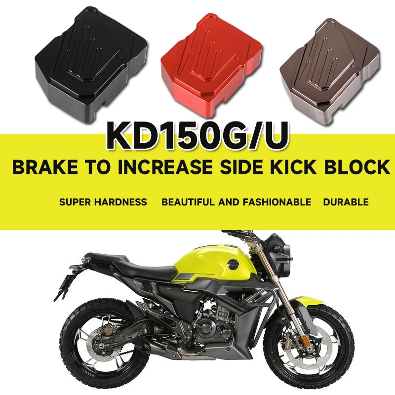 

For KIDEN KD150G GK KD150U Motorcycle Accessories Kickstand Extension Foot Side Stand Pad Plate Enlarger