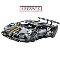 new 1337pcs ideas creative racing car technical building blocks model bricks children diy toys birthday kid gifts