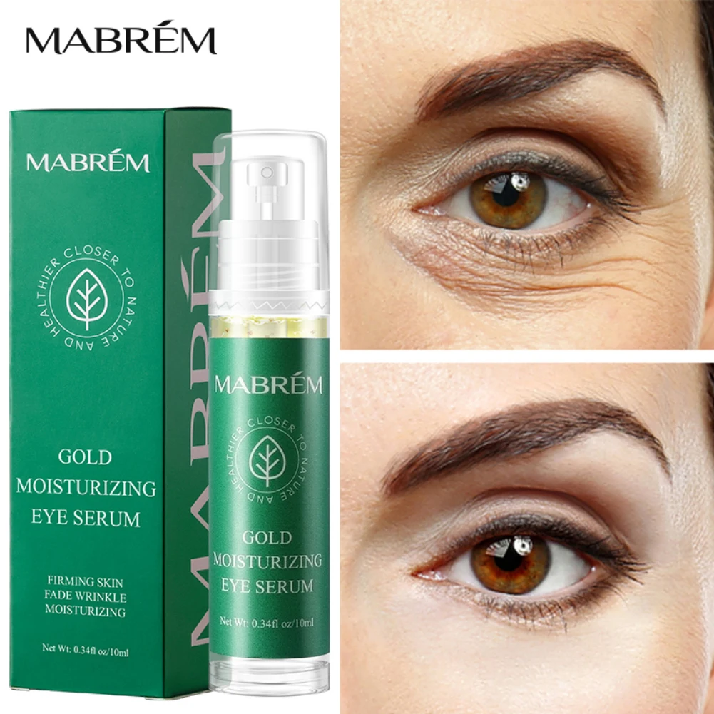 

MABREM 22K Golden Eye Serum Moisturizing Anti-Wrinkle Anti-Age Hyaluronic Acid Remover Dark Circles Against Puffiness Eye Bags