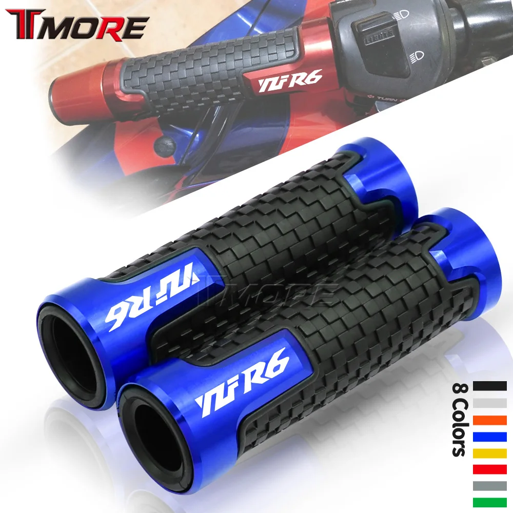 

For Yamaha YZFR6 YZF R6 7/8" 22cm Universal Motorcycle Accessories CNC Aluminum Handlebar Hand Grips Handle Bar Cover