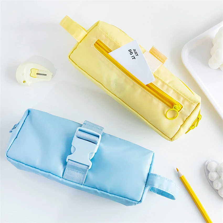 

Pencil Case Cases High Capacity Pen Bags Pouch Stationery Astuccio Estojo Escolar Trousse Material Kawaii Pencilcase Kalemlik