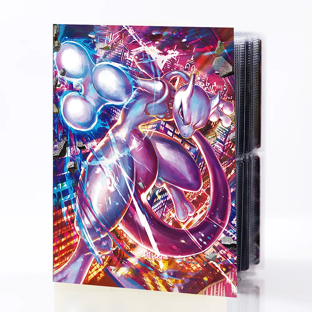 

Pokemon Album Book Mewtwo Charizard 240Pcs Card Map Binder Collection Card Protector Notebook Booklet Folder Kid Cool Toy Gift