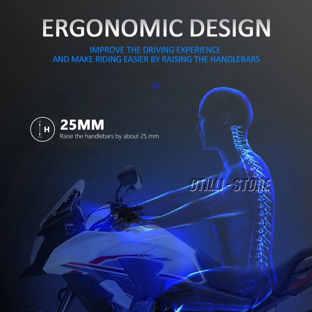 Новинка стойка для руля увеличивающая заднюю часть 25 мм Tiger1200 Tiger 1200 TIGER1200 TIGER GT PRO