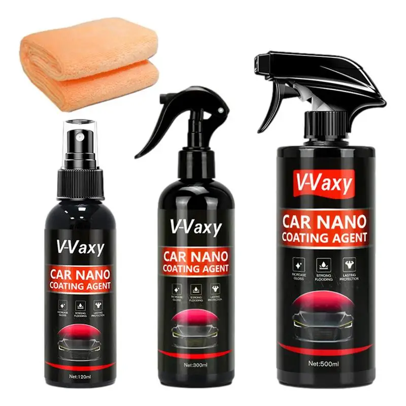 

Car Nano Coating Agent Auto Nano Repair By Removing Water Spots Oxides And Many Other Contaminants Wax Polish Spray For Cars