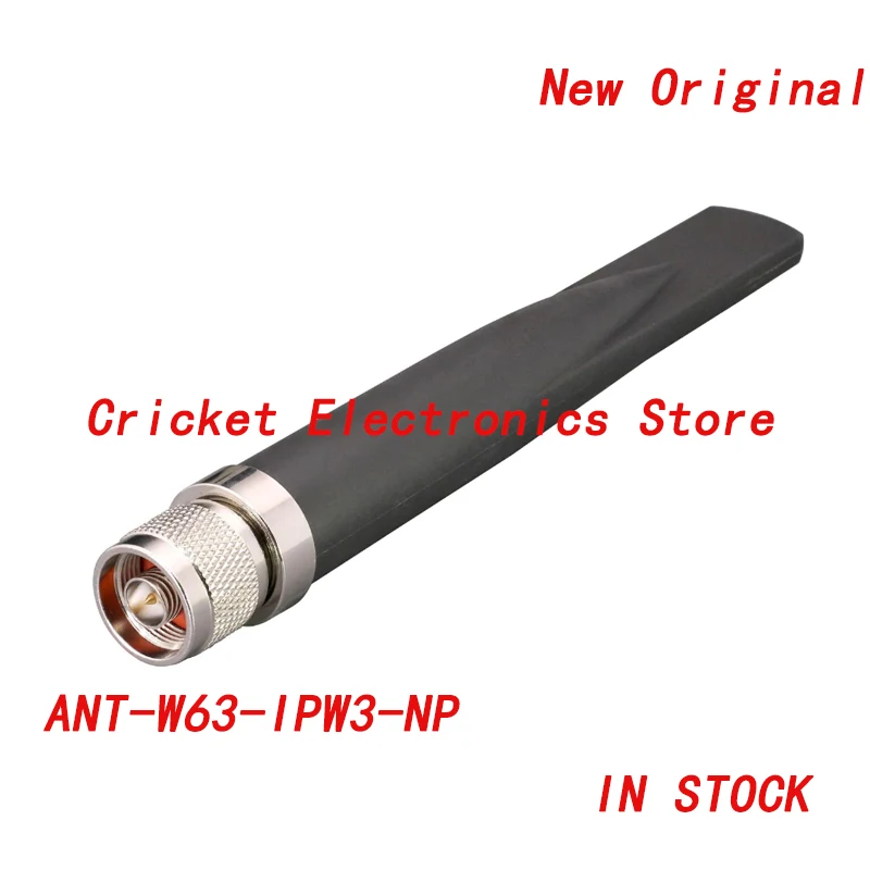 

ANT-W63-IPW3-NP Antenna WLAN WiFi7 WiFi6 WiFi6E Whip Antenna, External Mount, IP67, N Plug