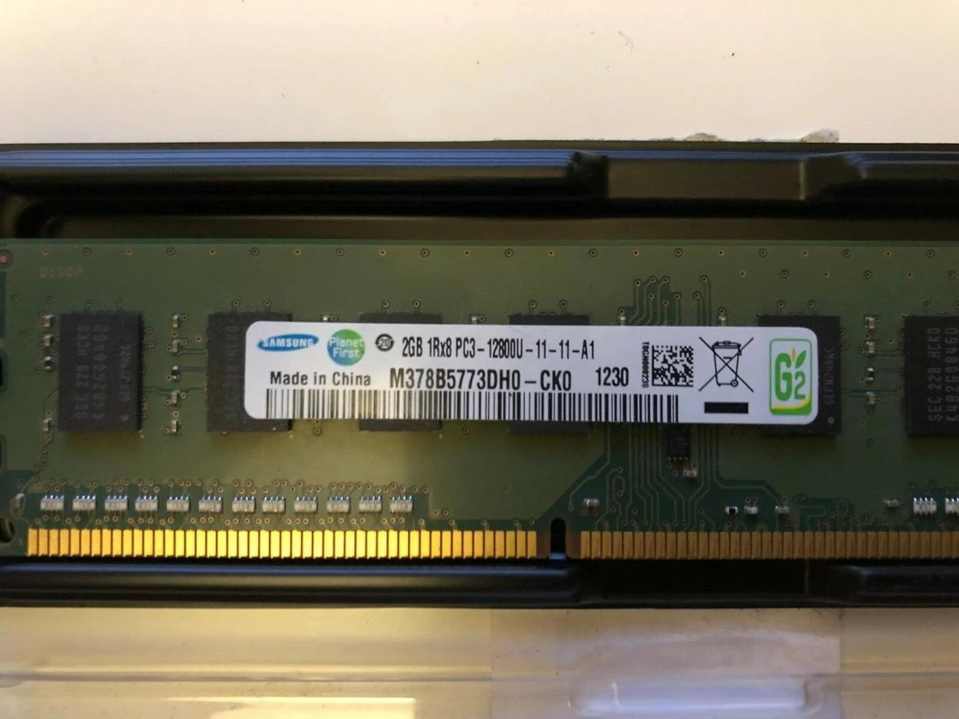 

RAM 2GB 1RX8 PC3-12800U 2G 1600 Desktop Memory M378B5773DH0-CK0