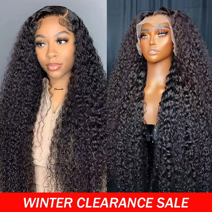 13x6 13x4 Hd Transparent Lace Deep Wave Frontal Wig 360 Full Brazilian Curly Lace Front Human Hair Wigs For Women Human Hair